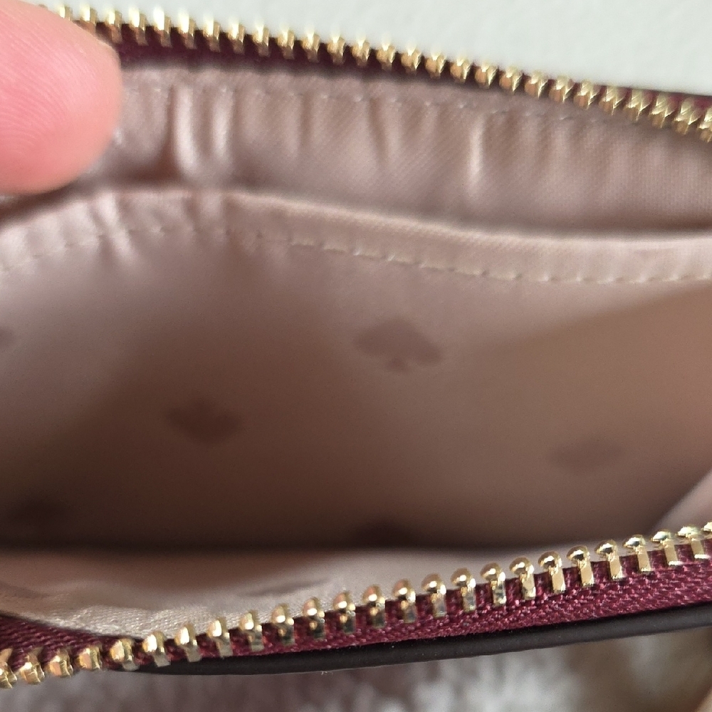 Kate Spade Maroon Wristlet - Picture 5 of 7